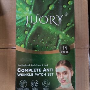 Juory Complete Anti-Wrinkle Patch Set 14 Packs Forehead Neck Smile Lines